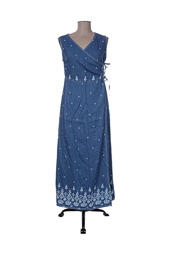 jac jac robes femme de couleur bleu