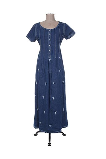 jac jac robes femme de couleur bleu