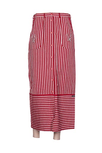 les marins de jac jac jupes femme de couleur rouge