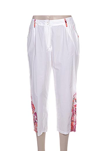 jac jac pantacourts femme de couleur blanc