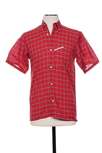 verte vallee chemises homme de couleur rouge