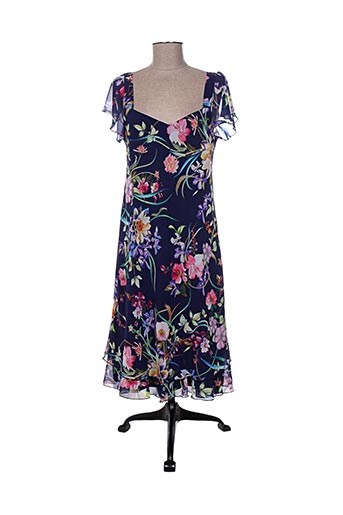 jean delfin robes femme de couleur bleu