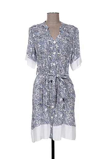 felino robes femme de couleur bleu