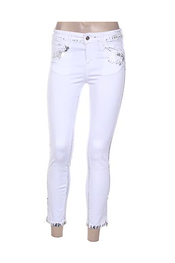 voodoo jeans femme de couleur blanc