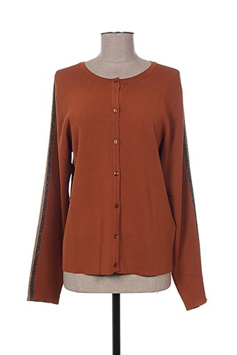 nü gilets femme de couleur marron