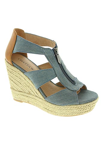 chattawak chaussures femme de couleur bleu