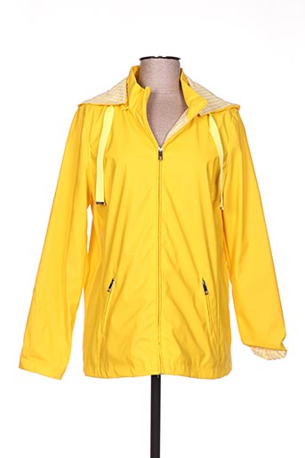 escandelle manteaux femme de couleur jaune