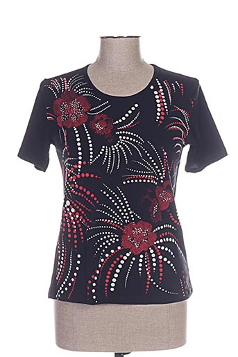 blue monde t-shirts femme de couleur noir