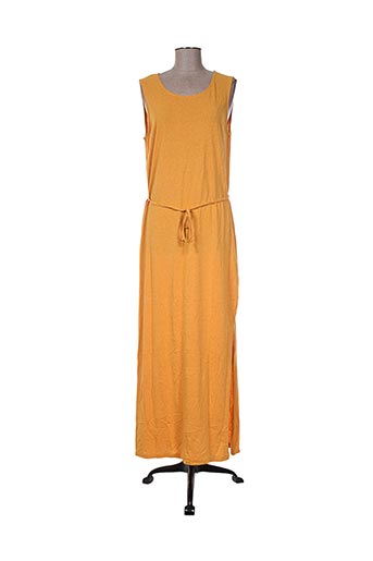 ichi robes femme de couleur jaune