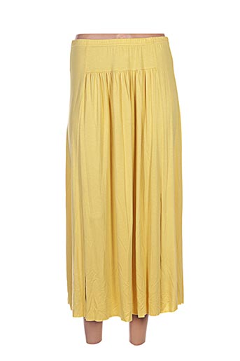 maloka jupes femme de couleur jaune