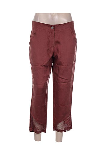 maloka pantacourts femme de couleur marron