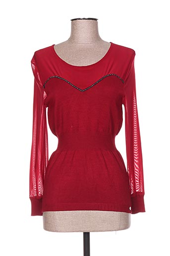 jus d'orange pulls femme de couleur rouge