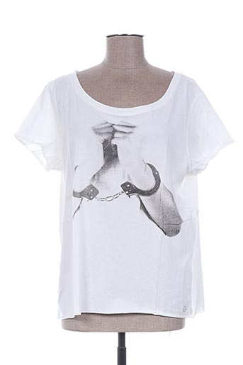 ddp t-shirts femme de couleur blanc