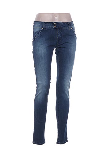 met pantalons femme de couleur bleu