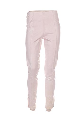 double jeu pantalons femme de couleur rose