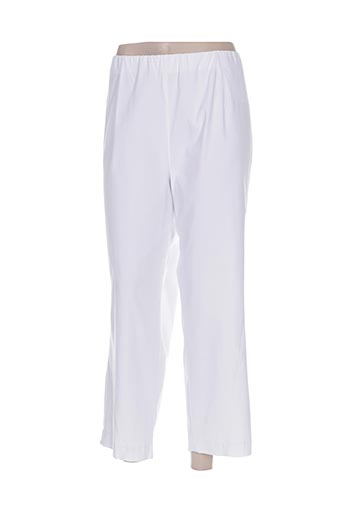 chalou pantacourts femme de couleur blanc