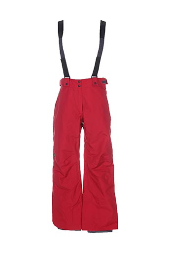 lafuma pantalons femme de couleur rouge