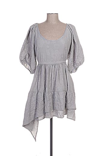 lino factory robes femme de couleur gris