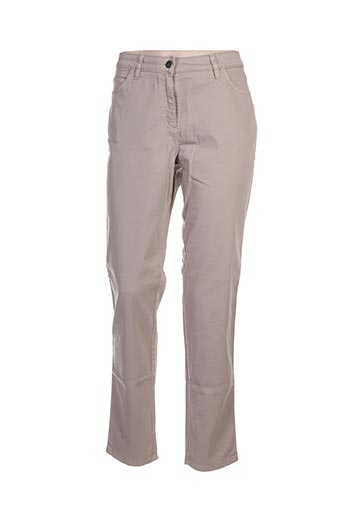 persona pantalons femme de couleur beige