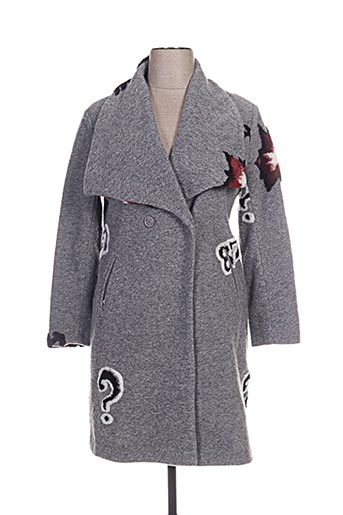 malvin manteaux femme de couleur gris