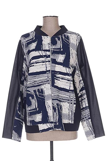 jean delfin vestes femme de couleur bleu