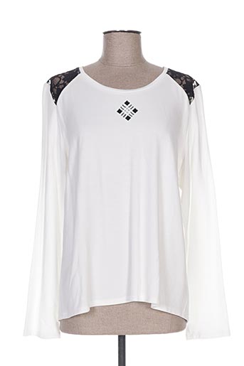 jean delfin t-shirts femme de couleur blanc