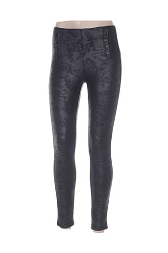 lumina pantalons femme de couleur noir