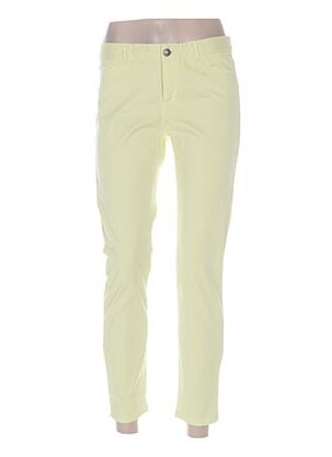 Pantalon slim jaune 0039 ITALY pour femme