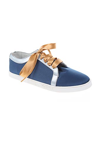 twins for peace chaussures femme de couleur bleu