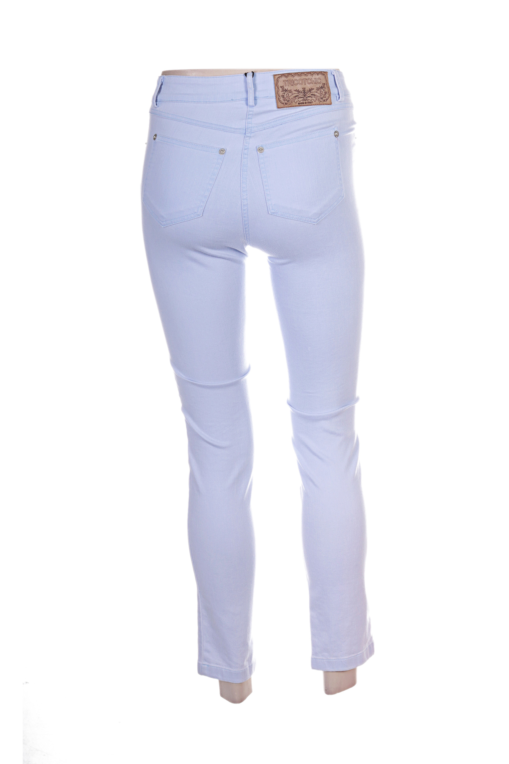 Pantalon Chico's bleu décontracté léger taille 3