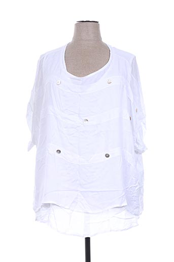 jean marc philippe chemises femme de couleur blanc