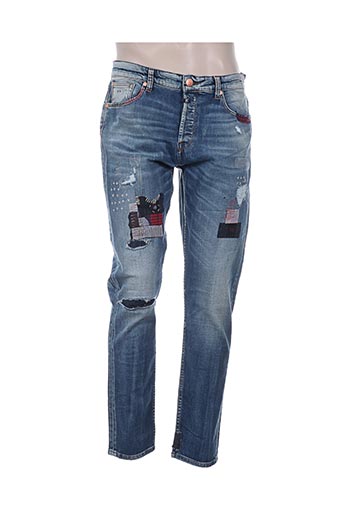 kaporal jeans homme de couleur bleu