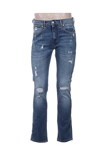 kaporal jeans homme de couleur bleu