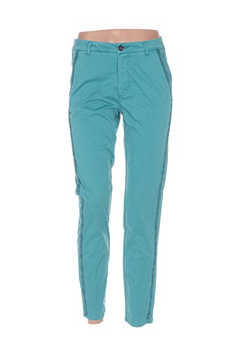 kaporal pantalons femme de couleur vert
