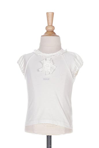 eliane et lena t-shirts fille de couleur blanc
