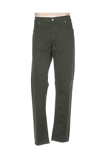 trussardi jeans pantalons homme de couleur vert