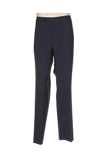 bruno saint hilaire pantalons homme de couleur bleu