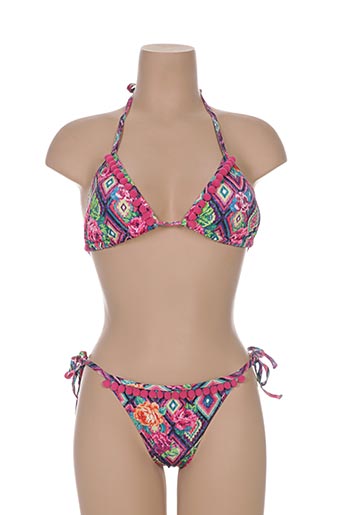 kiwi maillots de bain femme de couleur rose