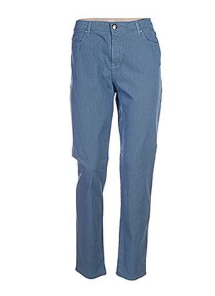 Pantalon casual bleu EMMA & CARO pour femme