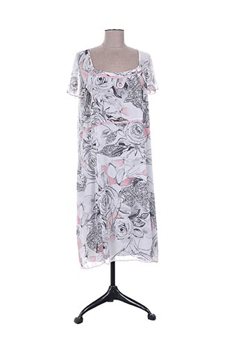 guy dubouis robes femme de couleur gris