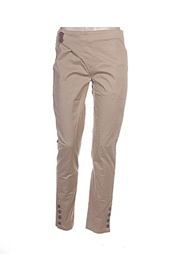 pepe jeans pantalons femme de couleur beige
