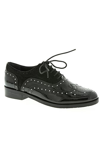 lundi bleu chaussures femme de couleur noir