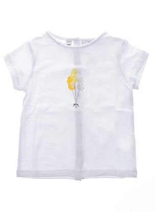 T-shirt manches courtes blanc MARESE pour fille