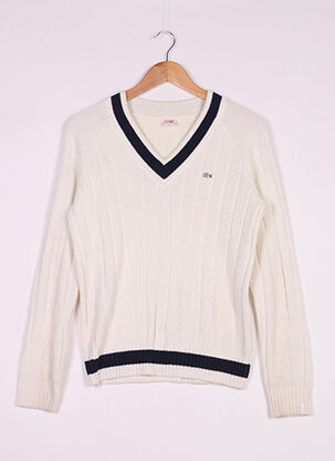 pull col v lacoste femme