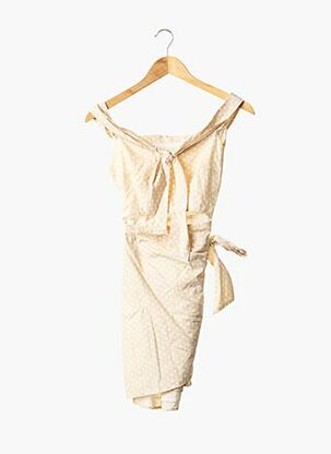 Robe courte beige SABO SKIRT pour femme