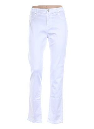 Pantalon casual blanc CRN-F3 pour femme