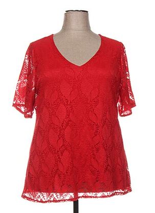 Top rouge DEOMINO pour femme
