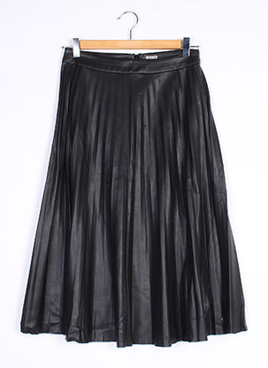 jupe plissée courte noire zara