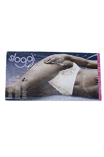 Sloggi Slips Culottes Femme De Couleur Blanc En Soldes Pas ...
