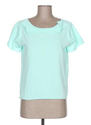 Pull col rond vert ANIMALE pour femme